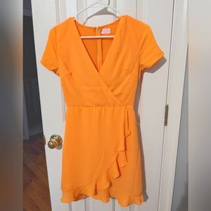 Orange dress